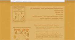 Desktop Screenshot of columbusrockandmineralsociety.org